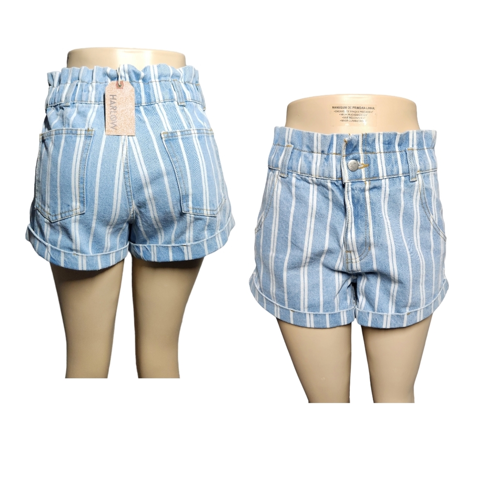 NEW WITH TAGS Harlow 100% cotton jean shorts size 27